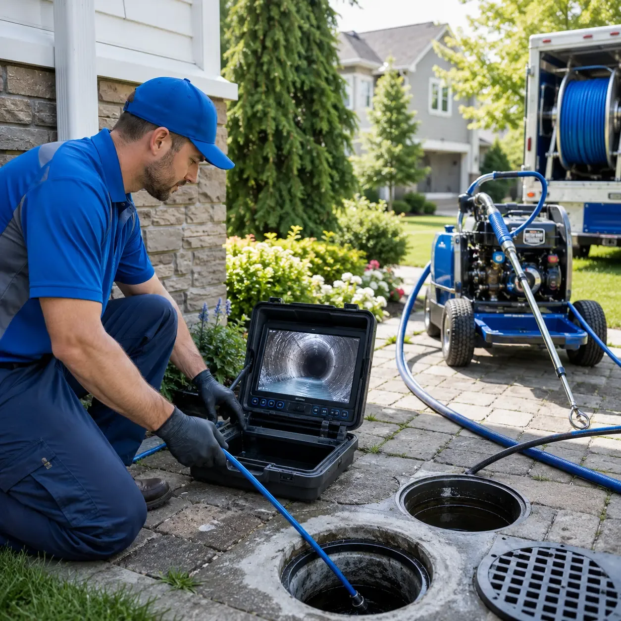 Outdoor drain cleaning professionals serving Windsor, CT